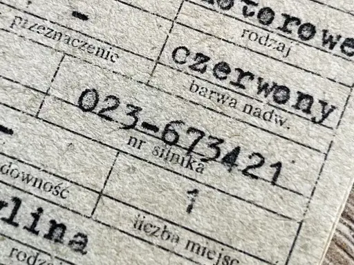 Numer silnika w dowodzie? Gdzie go szukać i dlaczego go nie ma?