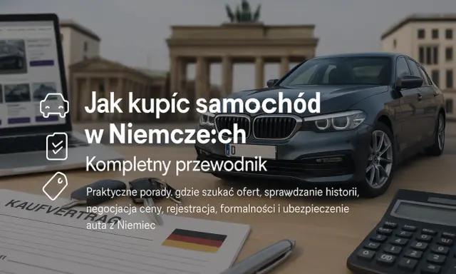 Jak kupić auto w Niemczech? Uniknij pułapek, sprowadź bezpiecznie.