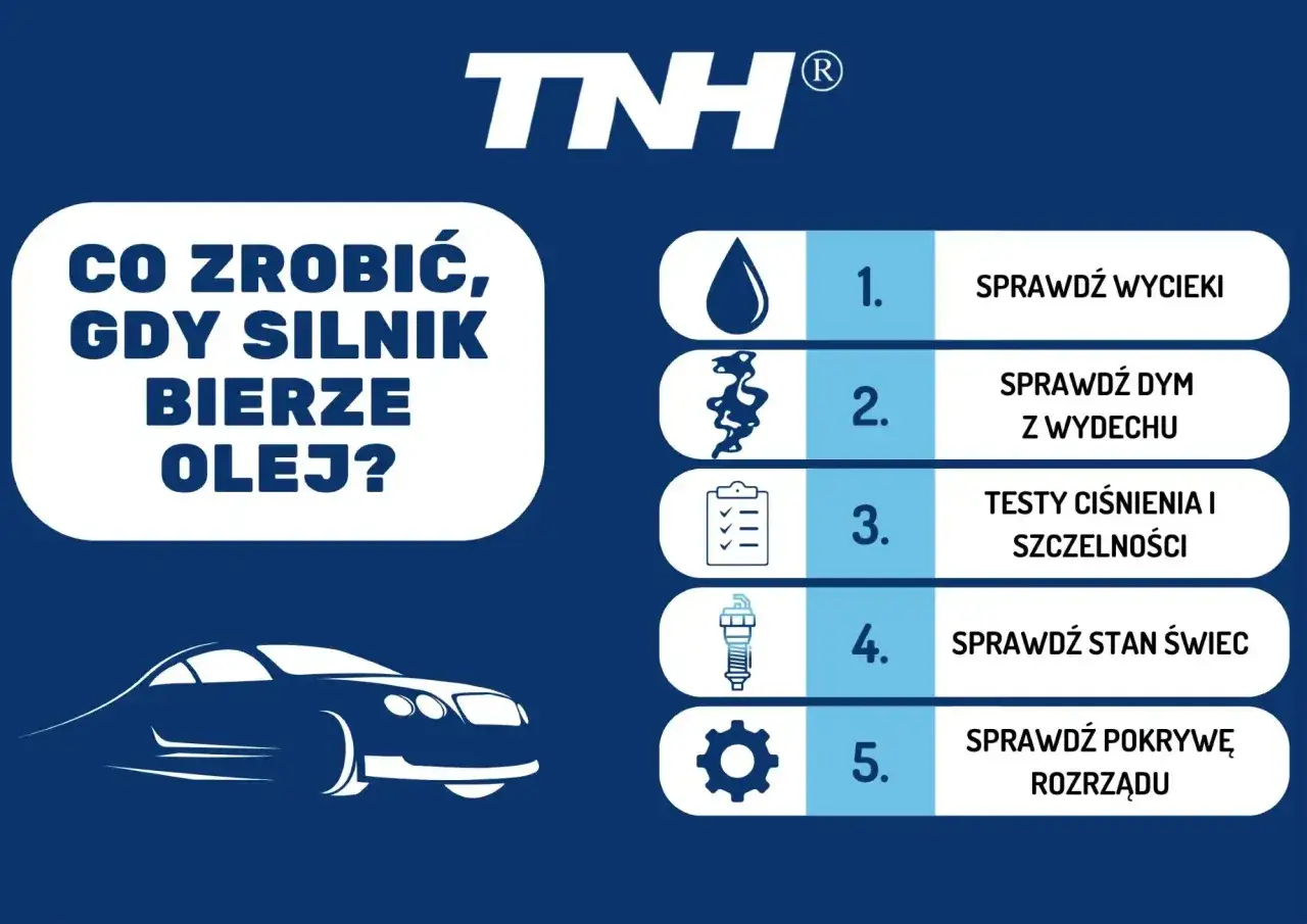 silnik bierze olej przyczyny